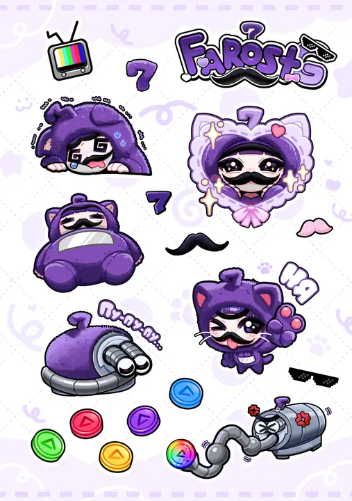 merch stickers